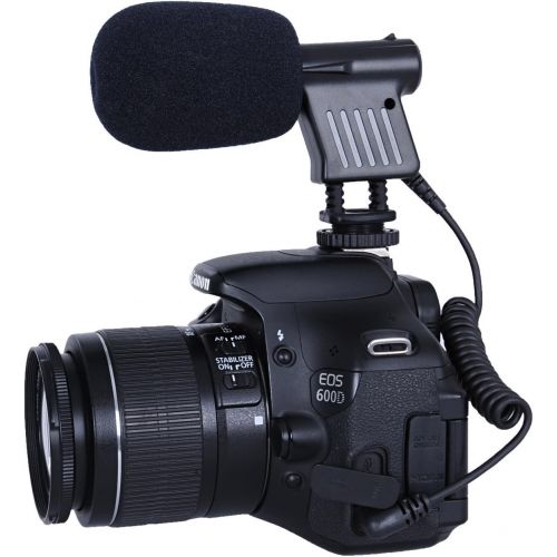  Movo VXR1000 Mini HD Shotgun Condenser Microphone for DSLR Video Cameras