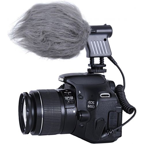  Movo VXR1000 Mini HD Shotgun Condenser Microphone for DSLR Video Cameras