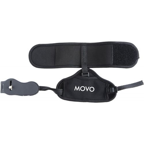  Movo Photo HSG-7 Deluxe Neoprene Soft Padded Dual Wrist and Grip Strap for Canon EOS, Nikon, Sony, Olympus, Pentax and Panasonic DSLR Cameras