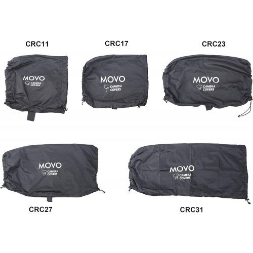  Movo CRC23 Storm Raincover Protector for DSLR Cameras, Lenses, Photographic Equipment (Medium Size: 23 x 14.5)