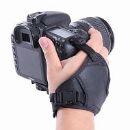 Movo HSG-2 DualStrap Padded Wrist and Grip Camera Strap for DSLR Cameras Including Canon, Nikon, Sony, Olympus, SLRs - Prevent Accidental Drops - Perfect for Camera Stability and C