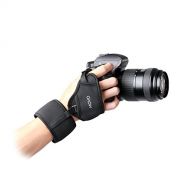 Movo Photo HSG-7 Deluxe Neoprene Soft Padded Dual Wrist and Grip Strap for Canon EOS, Nikon, Sony, Olympus, Pentax and Panasonic DSLR Cameras