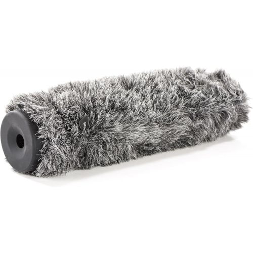  Movo WS-G270 Furry Rigid Windscreen for Microphones 18-23mm in Diameter and up to 10.6 (27cm) Long - Dark Gray