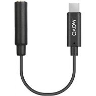 Movo PMA-1 DJI Osmo Pocket Microphone External Sound Adapter USB Type-C to 3.5mm TRS External Microphone and Audio Adapter is The Perfect Microphone Adapter for Your DJI Osmo Pocke