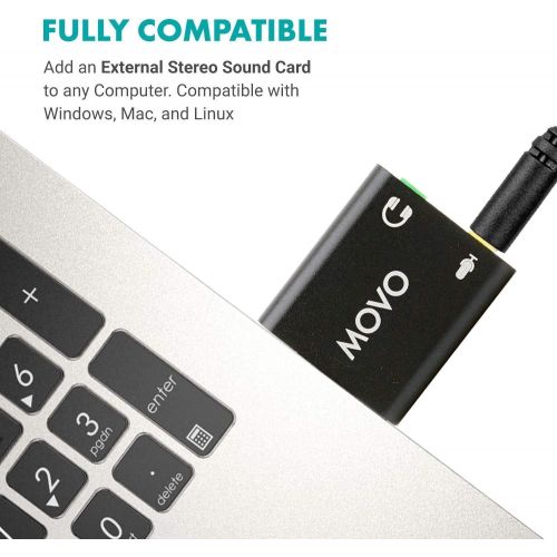  Movo WMX-1-DUO Computer USB Bundle - 2.4GHz Dual Wireless Lavalier Microphone System Compatible with PC Computers, Laptops,DSLRs, iPhone, Smartphones (200 ft Audio Range) Great for