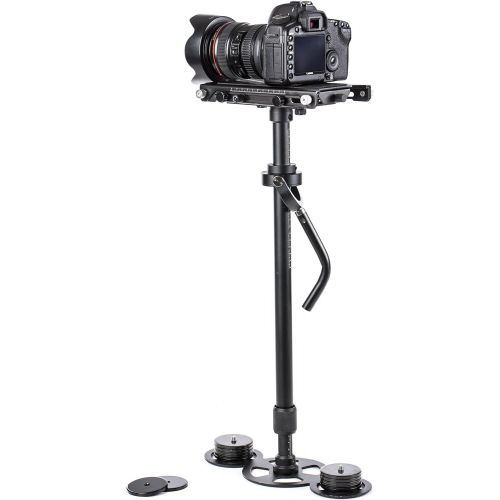  Movo VS1000PRO Telescoping Video Stabilizer System with Micro Balancing and Quick Release Platform - for DSLR Cameras and Camcorders up to 8.8 LBS