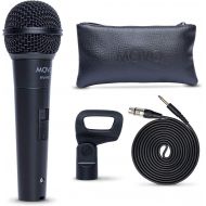 [아마존베스트]Movo HV-M5 Dynamic Cardioid Vocal Microphone with Internal Shockmount and Windscreen - XLR Compatible Dynamic Microphone with 6.35mm Adapter - Professional Microphone for Singing a