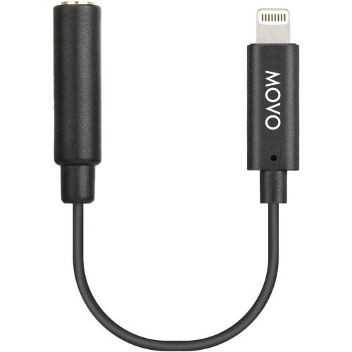  [아마존베스트]Movo WMX-1-DUO Lightning Dongle Bundle Wireless Lavalier Microphone System Compatible with DSLR Cameras, iPhone, Smartphones, and Tablets (200 ft Audio Range) - Great for Teaching