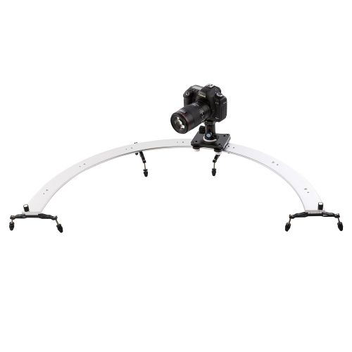  Movo Photo CTS300-II Panoramic 120° Circular Camera Sliding Track System with Roller Bearing Sliding Platform