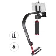 Movo Handheld Video Stabilizer System for GoPro Hero, HERO2, HERO3, HERO4, HERO5, HERO6, HERO7 & Apple iPhone 5, 5S, 6, 6S, 7, 8, X, XS, XS Max, Samsung Galaxy S5, S6, S7, S8, S9,