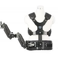 Movo MC50 Deluxe Vest & Dual Articulating Arm for Handheld Video Stabilizer Systems with 12mm or 15mm Handle Ports - Includes System Carrying Case