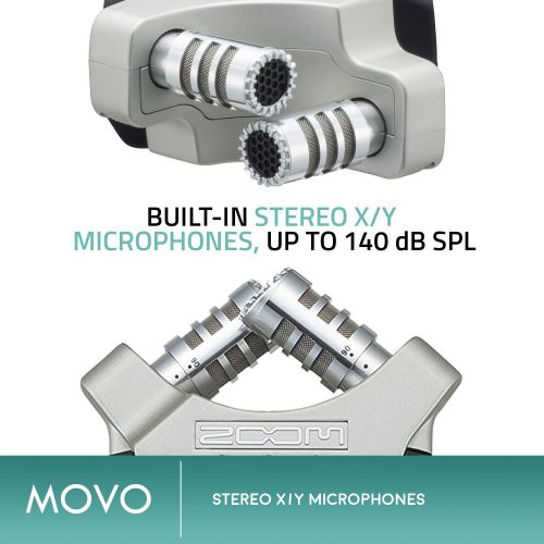  Movo Pro Recording Bundle with Zoom H4N PRO Digital Multitrack Recorder, Dynamic Omnidirectional Handheld XLR Reporter Microphone (x2), and Balanced Male-to-Female XLR Microphone C
