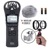 Movo Zoom H1n Handy Portable Digital Recorder Kit with Deadcat Windscreen, Shockmount, Camera Mount and Mic Grip