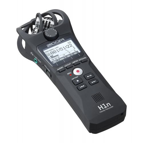  Movo Zoom H1n Handy Portable Digital Recorder Kit with Deadcat Windscreen, Shockmount, Camera Mount and Mic Grip