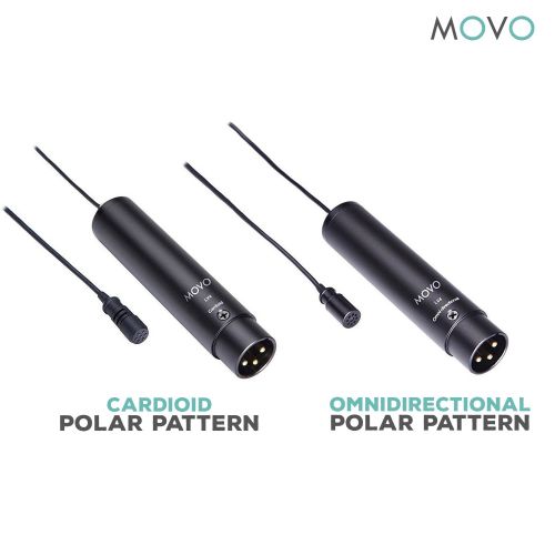  Zoom H6 Six-Track Portable Handy Recorder Bundle with Movo Omnidirectional and Cardioid XLR Lavalier Microphones