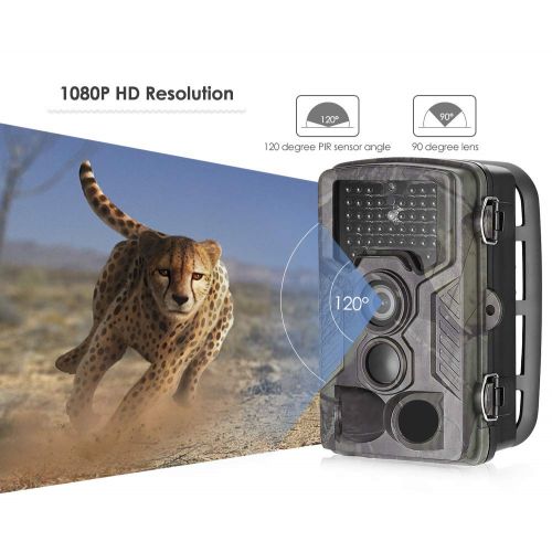  Mowis Hunting Camera 4G 1080P 16MP Infrared Trail Camera Wildlife Scouting Device Night Version 20m SMS MMSSMTP GPS IP65 Waterproof Outdoor Camera for Animal Home Security