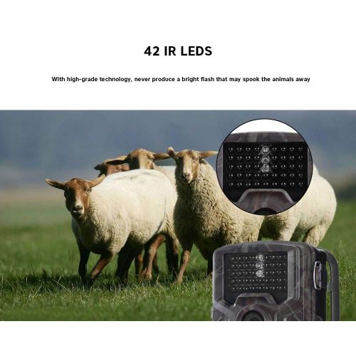  Mowis 16MP Hunting Camera 120 Degree Wide Angle 1080P HD Night Vision Camera 2G GSM GPRS Infrared Camera Survey for Wild Animals Home Security