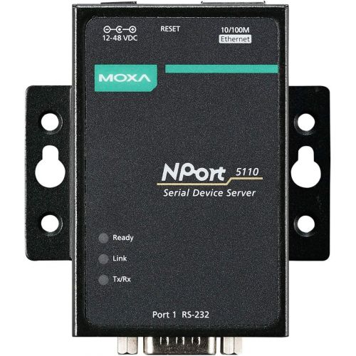  [아마존베스트]MOXA NPort 5110-1 Port Serial Device Server, 10/100 Ethernet, RS232, DB9 Male