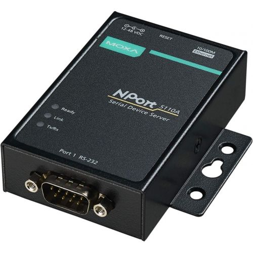  [아마존베스트]MOXA NPort 5110A - 1 Port Device Server, 10/100 Ethernet, RS-232, DB9 Male, 0 to 60C Operating Temperature