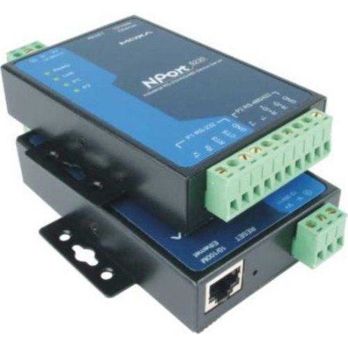  [아마존베스트]MOXA NPort 5230 2-Port Device Server, 10/100 Ethernet, RS-232 x 1, RS-422/485 x 1, Terminal Block