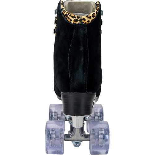  Moxi Skates - Panther - Fun and Fashionable Womens Roller Skates Black Suede