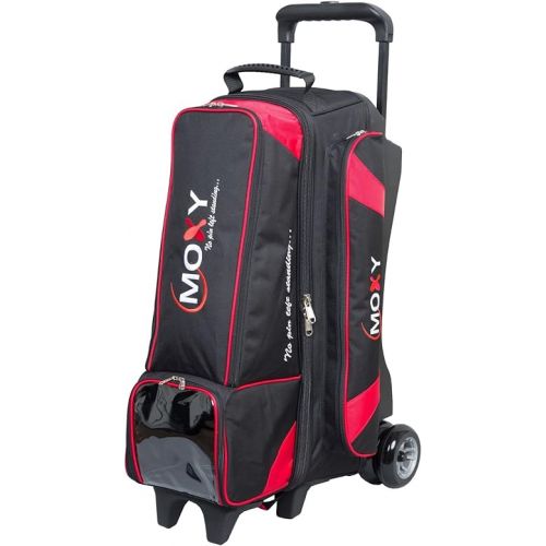  SIXNE Moxy Dually 4x4 Inline Roller Bowling Bag- Black/Red