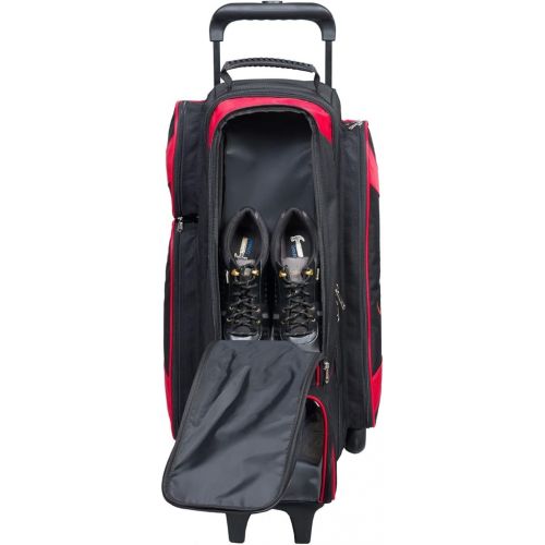  SIXNE Moxy Dually 4x4 Inline Roller Bowling Bag- Black/Red
