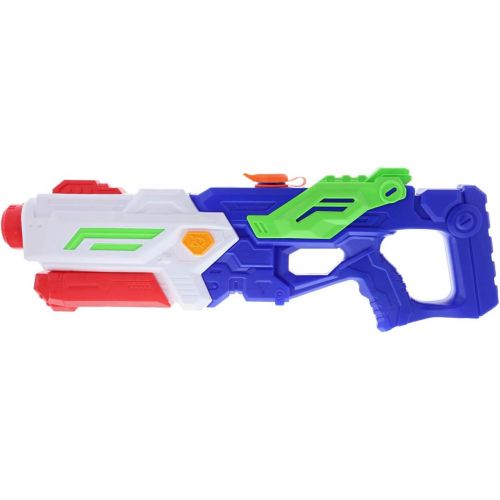  Mozlly Water Blaster Long Gun for Outdoor Summer Pool Beach Party, Refillable Tank Pump Spray Squirter, Power Toy Shooting Battle Combat Games Pretend Play Props 23 inch - Green &