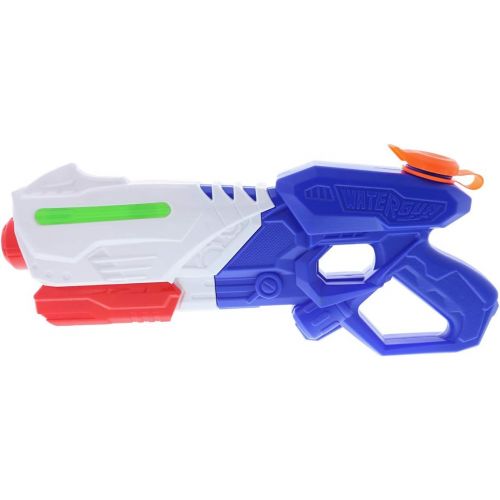  Mozlly Water Blaster Hand Gun for Outdoor Summer Pool Beach Party, Refillable Tank Pump Spray Squirter, Power Toy Shooting Battle Combat Games Pretend Play Game Props 15 in. - Gree