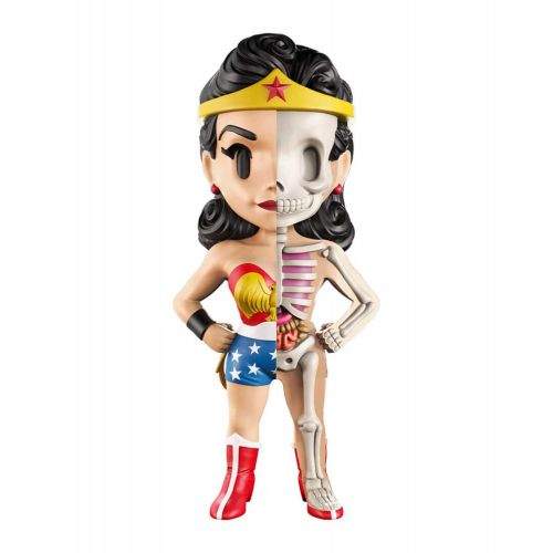  Mozlly Multipack - XXRAY DC Comics Golden Age Wonder Woman 4D Vinyl Action Figure by Jason Freeny - 4 inch - Handpainted - Designer Collectible Toys (Pack of 3)