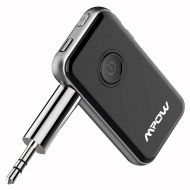 Mpow Bluetooth 4.1 Receiver and Transmitter, 2-in-1 Wireless 3.5mm Audio Adapter, Pairing with 2 Bluetooth Headphones At Once In TX Mode, Built-in Mic for Hands-free Calling in RX
