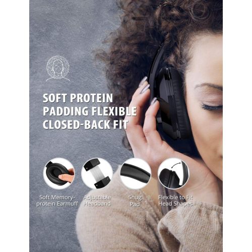 [아마존 핫딜]  [아마존핫딜]Mpow 059 Bluetooth Headphones Over Ear, Hi-Fi Stereo Wireless Headset, Foldable, Soft Memory-Protein Earmuffs, w/Built-in Mic and Wired Mode for PC/Cell Phones/TV