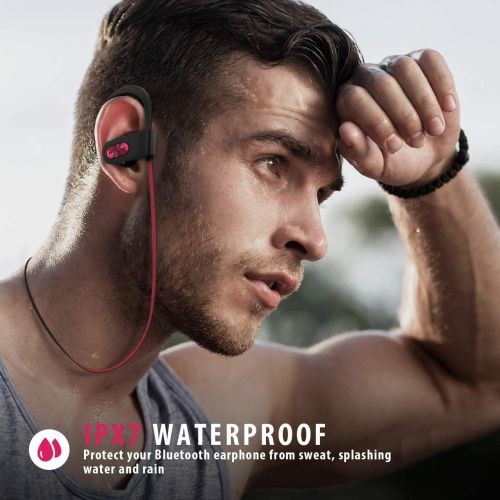  [아마존 핫딜]  [아마존핫딜]Mpow Flame Upgraded Bluetooth Headphones with Case, IPX7 Waterproof Wireless Earphones Sport W/Mic, 7-9 Hrs Playtime, in-Ear Wireless Earbuds W/Rich Bass & HiFi Stereo, Running Hea