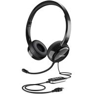 [아마존 핫딜]  [아마존핫딜]Mpow USB Headset (All-Platform Edition) with 3.5mm Jack, Stereo Computer Headset with Microphone Noise-Canceling, Skype Headphones w/Comfort-fit Earpad, Inline Volume Control for P