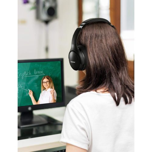  [아마존 핫딜] Mpow H19 IPO Active Noise Cancelling Headphones, Bluetooth 5.0 Wireless Headphones with CVC 8.0 Mic, Hi-Fi Stereo Deep Bass, Rapid Charge 30H Playtime, Memory-Protein Earpads Over