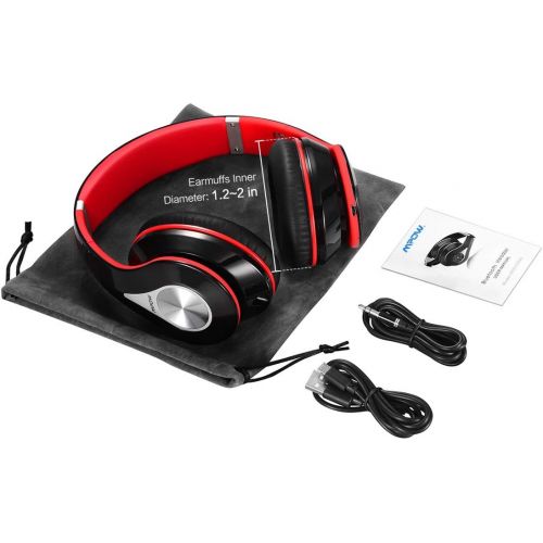  [아마존베스트]Mpow 059 Bluetooth Headphones Over Ear, Hi-Fi Stereo Wireless Headset, Foldable, Soft Memory-Protein Earmuffs, w/Built-in Mic Wired Mode PC/Cell Phones/TV