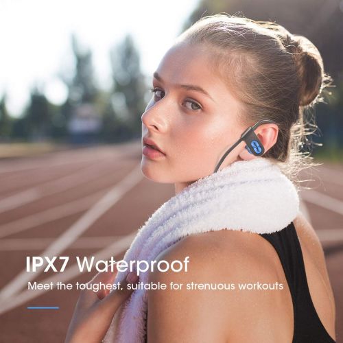  [아마존베스트]Mpow Flame Bluetooth Headphones, IPX7 Waterproof Wireless Sport Headphones, Bass+/Hi-fi Stereo/in-Ear Earphones w/Mic, 7-9 Hrs Playtime Sport Headphones, Perfect for Running and Gy