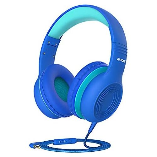  [아마존베스트]Mpow CH6 [2019 New Version] Kids Headphones Over-Ear/On-Ear, HD Sound Sharing Function Headphones for Children Boys Girls, Volume Limited Safe Foldable Headset w/Mic for School/PC/