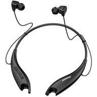 [아마존베스트]Mpow Jaws Gen5 Bluetooth Headphones V5.0 Wireless Neckband Headphones W/ 18H Playtime, Magnetic Earbuds W/Call Vibrate & CVC 6.0 Noise Cancelling Mic, Wireless Neckband Headsets,Bl