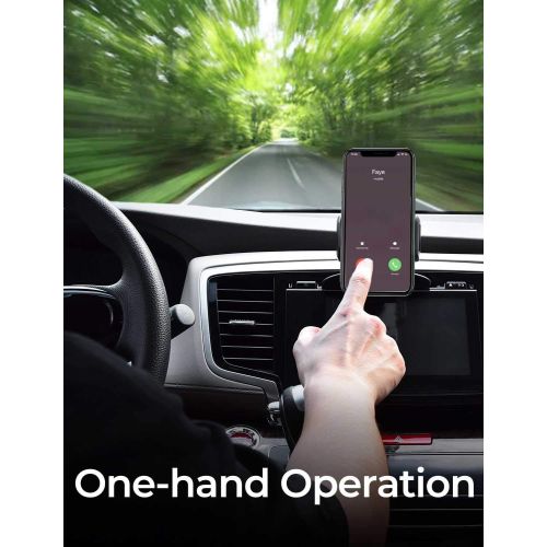  [아마존베스트]Mpow 051 Car Phone Mount, CD Slot Car Phone Holder, Car Mount with Three-Side Grips and One-Touch Design Compatible iPhone Xs MAX/XR/XS/X/8/8Plus, Galaxy S10/S10+/S10e/S9/S9+/N9/S8