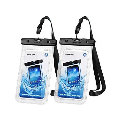  [아마존베스트]Mpow 097 Universal Waterproof Case, IPX8 Waterproof Phone Pouch Dry Bag Compatible for iPhone Xs Max/XR/X/8/8P/7/7P Galaxy up to 6.5, Protective Pouch for Pools Beach Kayaking Trav