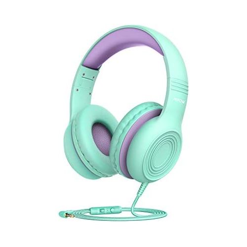  [아마존베스트]Mpow CH6 [2019 New Version] Kids Headphones Over-Ear/On-Ear, HD Sound Sharing Function Headphones for Children Boys Girls, Volume Limited Safe Foldable Headset w/Mic for School/PC/