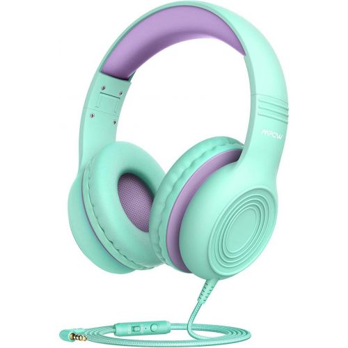  [아마존베스트]Mpow CH6 [2019 New Version] Kids Headphones Over-Ear/On-Ear, HD Sound Sharing Function Headphones for Children Boys Girls, Volume Limited Safe Foldable Headset w/Mic for School/PC/
