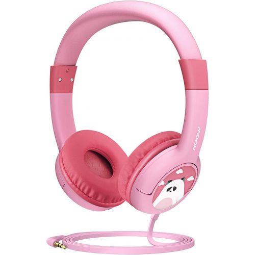  [아마존베스트]Mpow CH1 Kids Headphones w/85dB Volume Limited Hearing Protection & Music Sharing Function, Kids Friendly Safe Food Grade Material, Tangle-Free Cord, Wired On-Ear Headphones for Ch