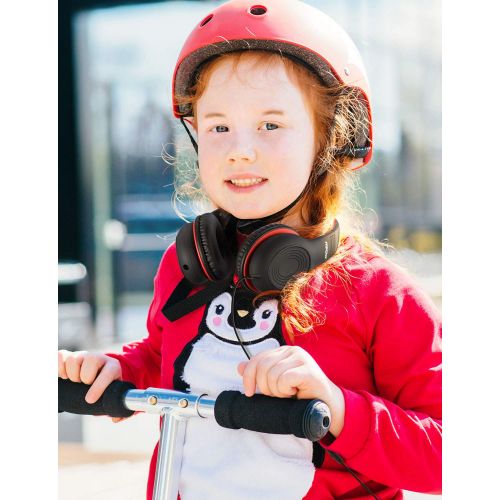  [아마존 핫딜]  [아마존핫딜]Kinder Kopfhoerer, Mpow CH6 Kopfhoerer fuer Kinder mit 85dB Lautstarkeregler Schalter Over-Ear Ohrenschuetzer Faltbar Lebensmittelqualitat Material Mikrofon fuer Smartphone, Tablet, Lap