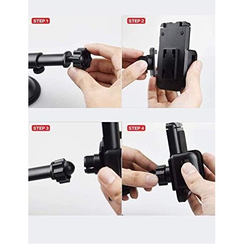  [아마존 핫딜]  [아마존핫딜]Mpow Handyhalterung Auto KFZ Smartphone Halterung Armaturenbrett/Windschutzscheibe Handy Halter fuer Auto,2 in 1 Handyhalter fuers Auto fuer alle Handys bis zu 3,7 Zoll,Wie iPhone,Gal