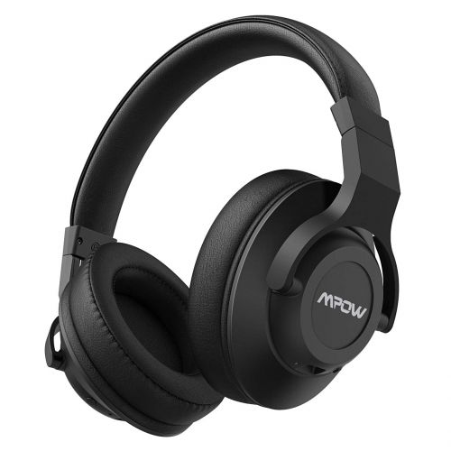  Mpow Active Noise Cancelling Bluetooth 4.1 Headphones Mic, Wireless Wired Comfortable Foldable Stereo ANC Over Ear Headset, Low Latency TV PC Phone