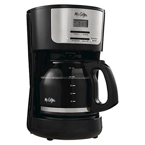  Mr. Coffee 12 Cup Programmable Coffeemaker - Black