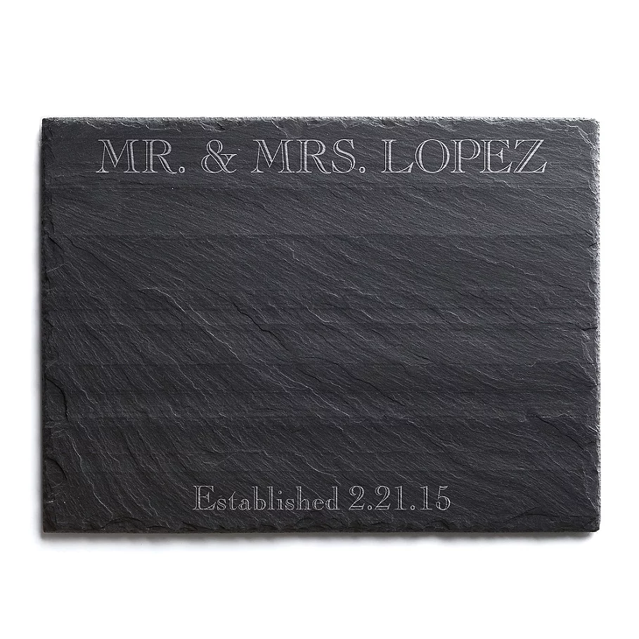  Mr. & Mrs. Slate Cheese Board