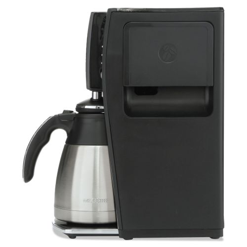  Mr. Coffee Optimal Brew 10-Cup Thermal Programmable Coffeemaker BlackBrushed Silver by Mr. Coffee